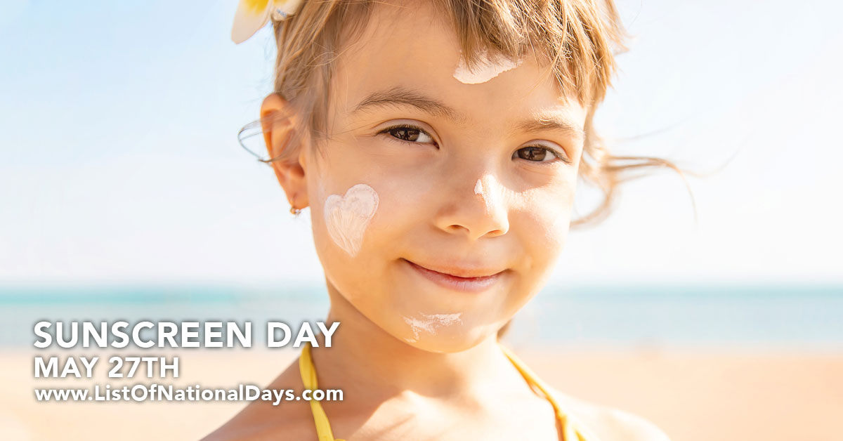 Title image for Sunscreen Day