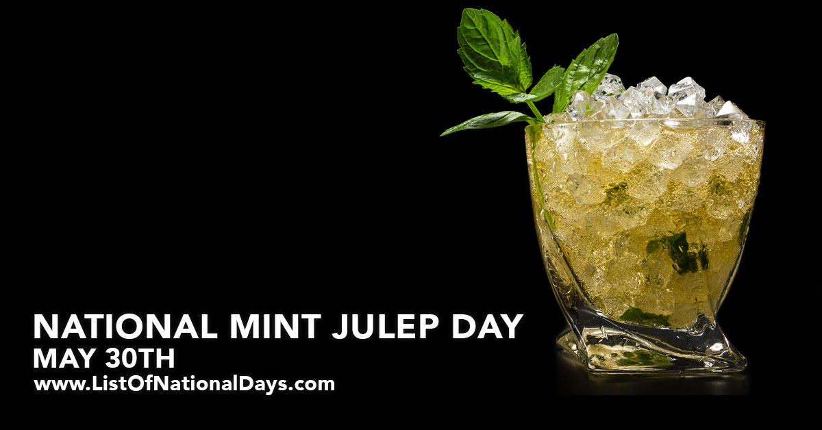 Title image for National Mint Julep Day