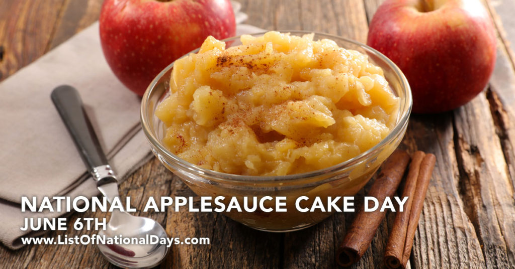 Title image for National Applesauce Cake Day