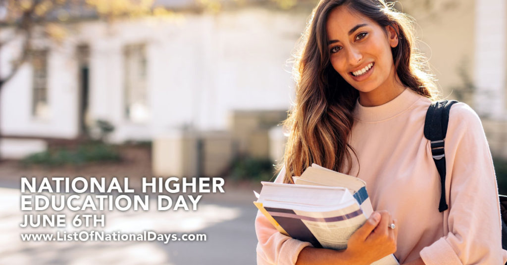 NATIONAL HIGHER EDUCATION DAY List Of National Days