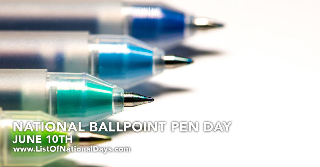 Title image for National Ballpoint Pen Day