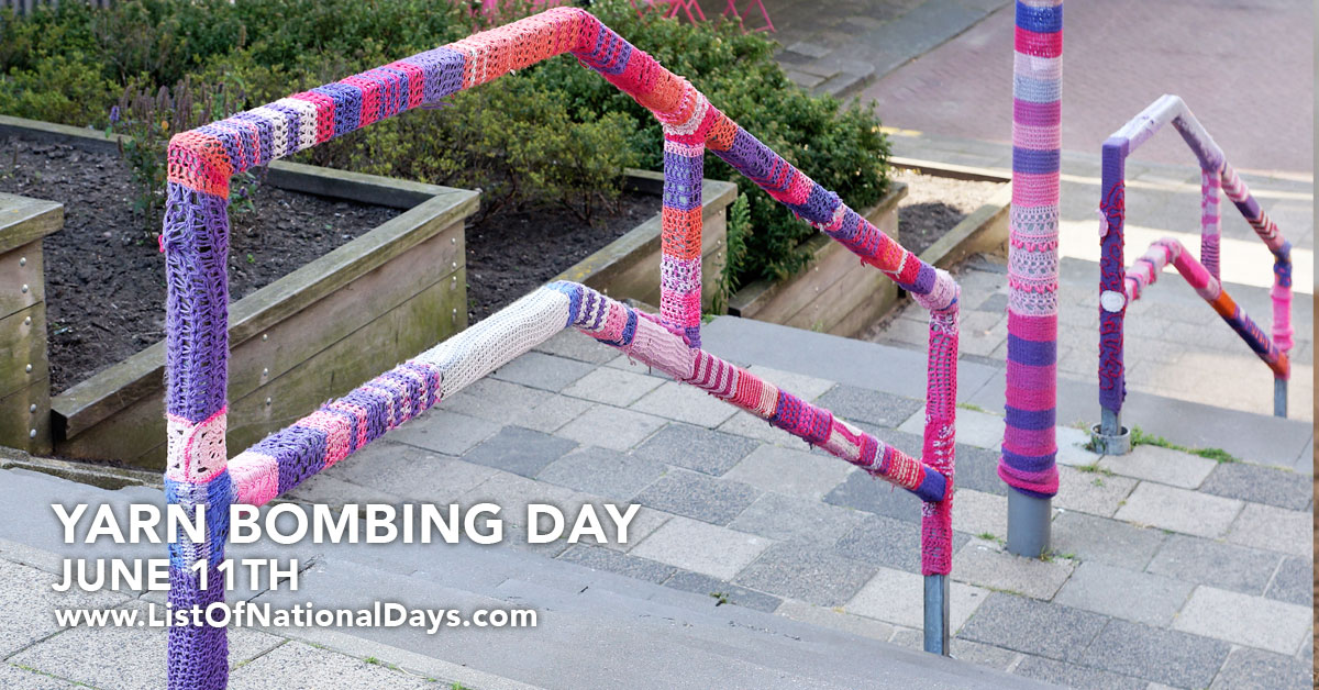 0611-YARN-BOMBING-DAY - List Of National Days