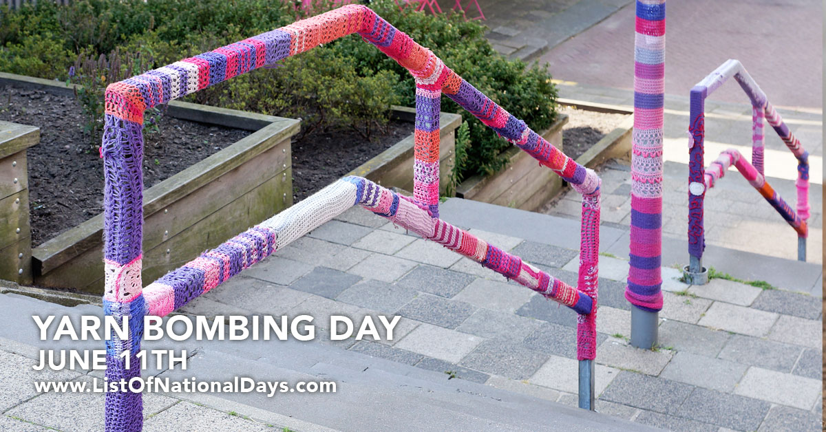 YARN BOMBING DAY List Of National Days