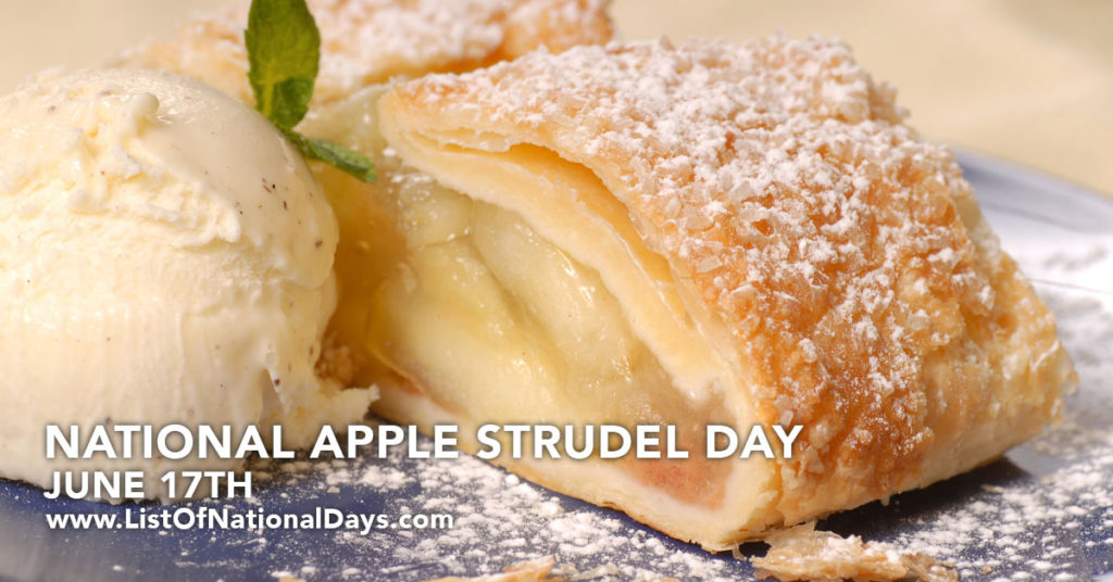 Title image for National Apple Strudel Day