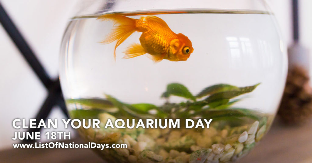 Title image for Clean Your Aquarium Day