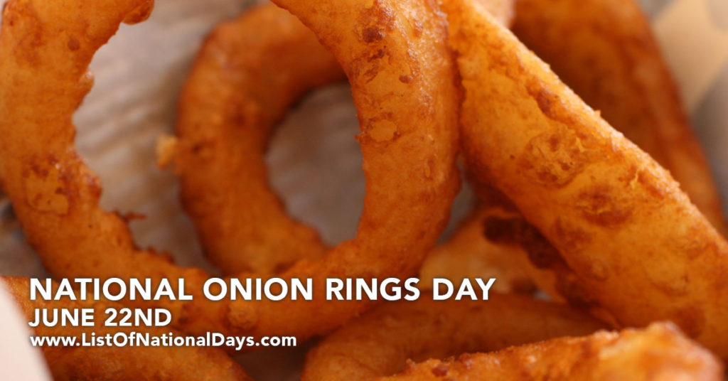 Title image for National Onion Rings Day