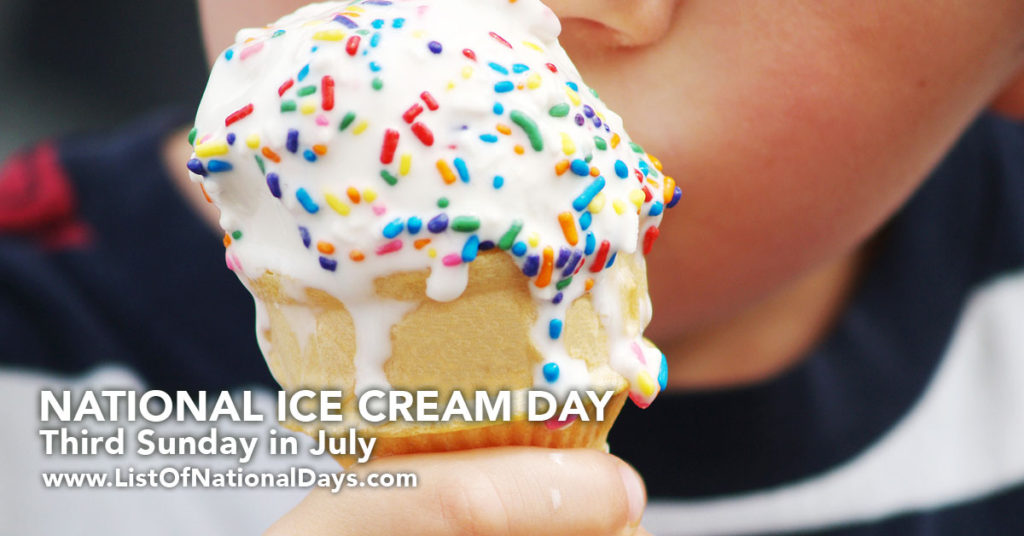 Title image for National Ice Cream Day