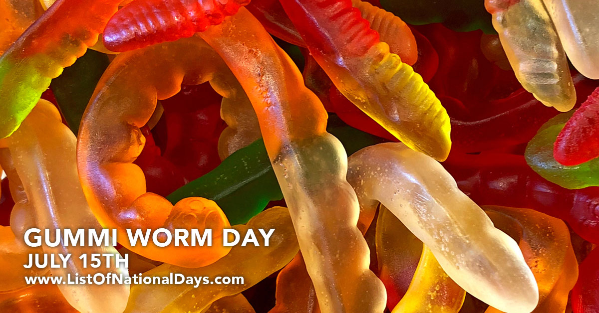 Title image for Gummi Worm Day