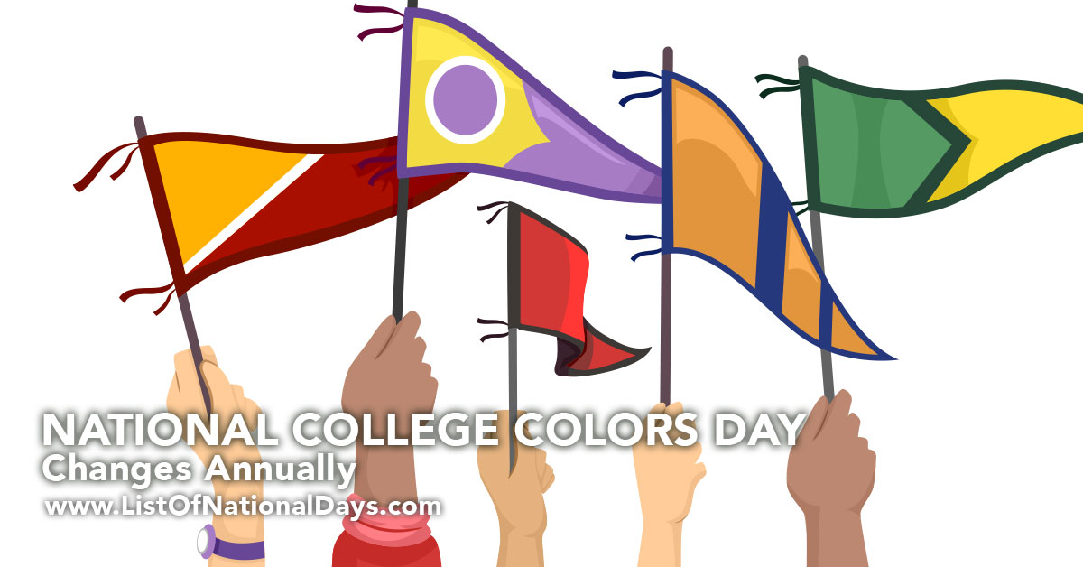 Title image for National College Colors Day