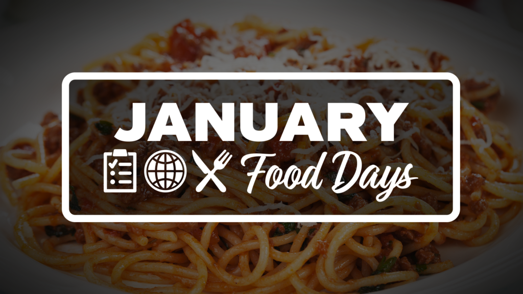 Title image for January National Food Days