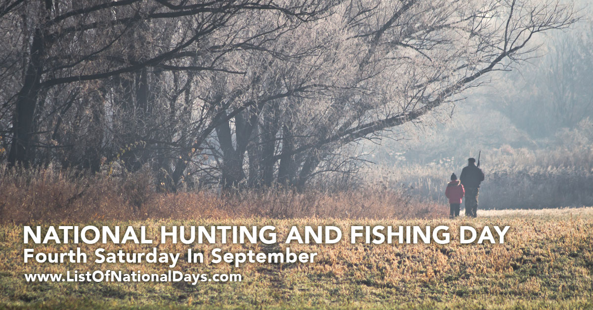 Title image for National Hunting And Fishing Day