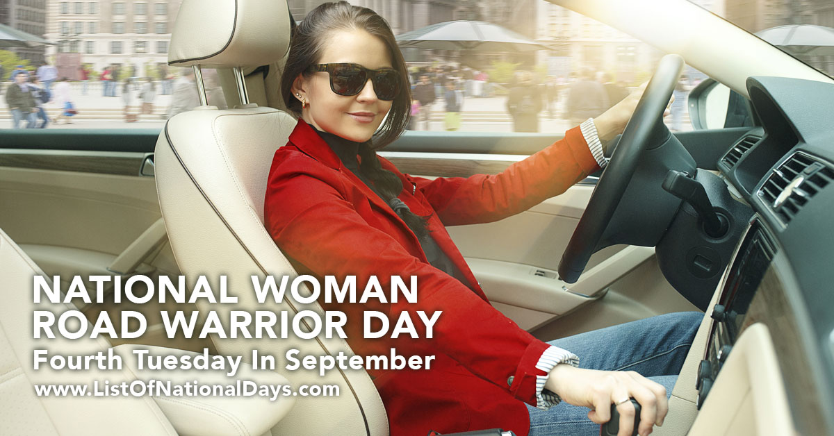 Title image for National Woman Road Warrior Day