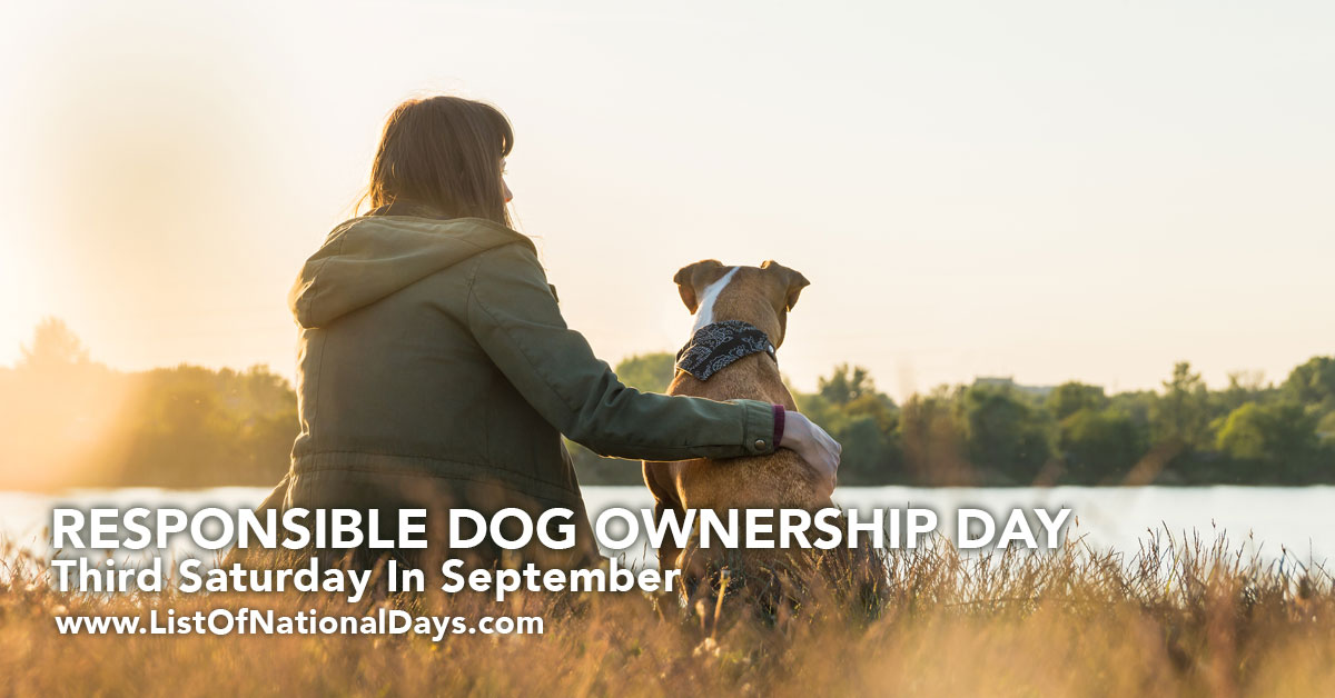 Title image for Responsible Dog Ownership Day