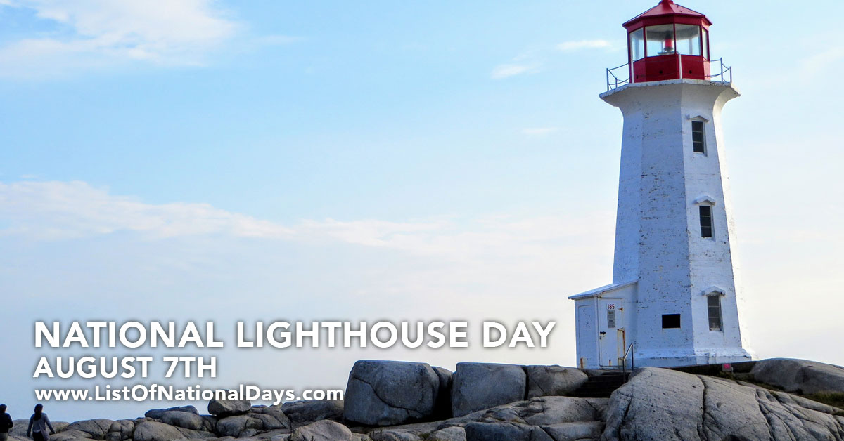 NATIONAL LIGHTHOUSE DAY List Of National Days