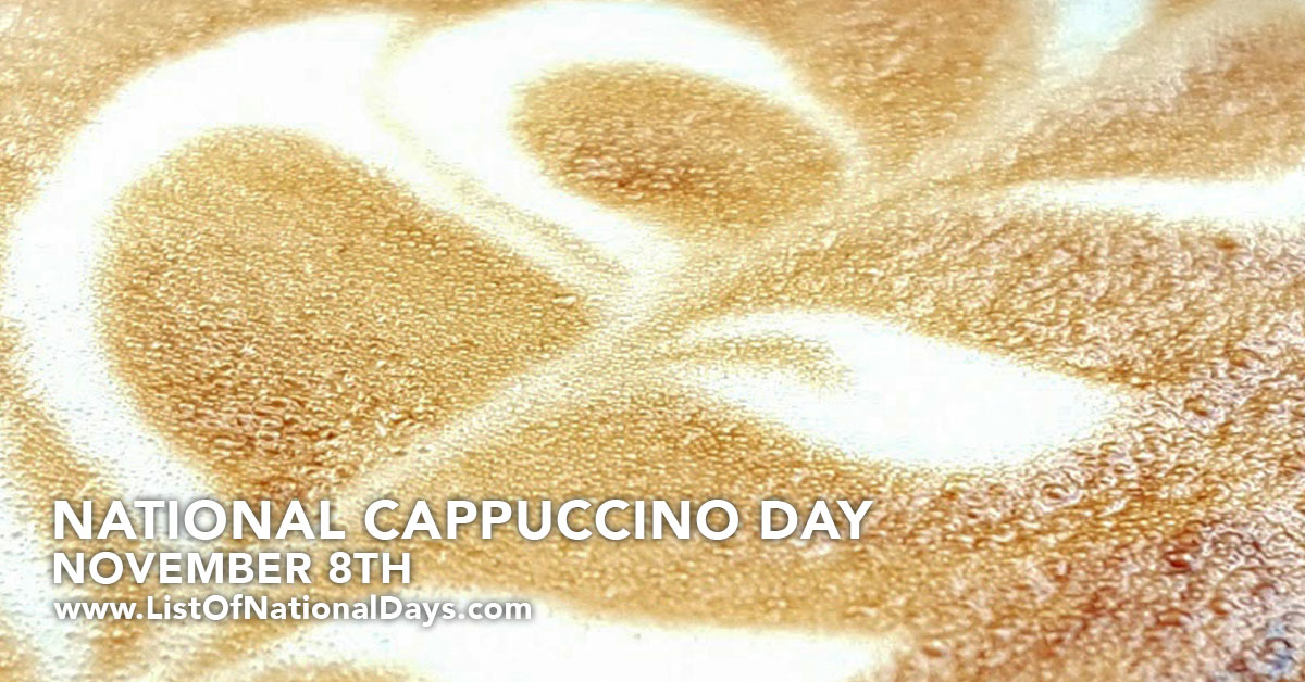 Title image for National Cappuccino Day