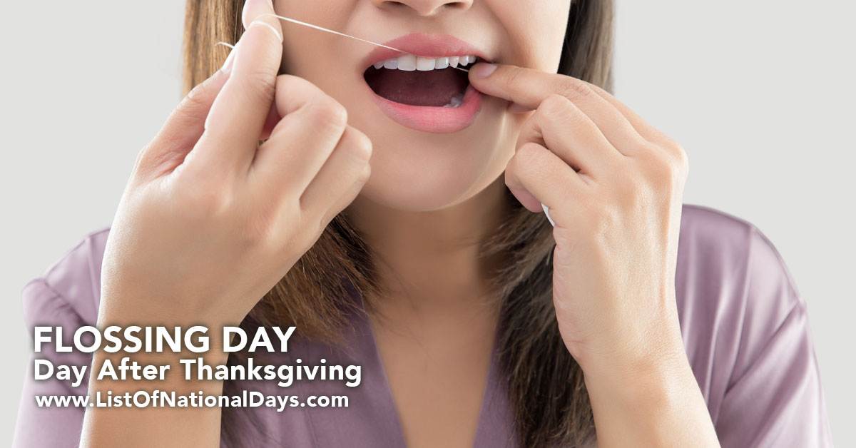 Title image for Flossing Day