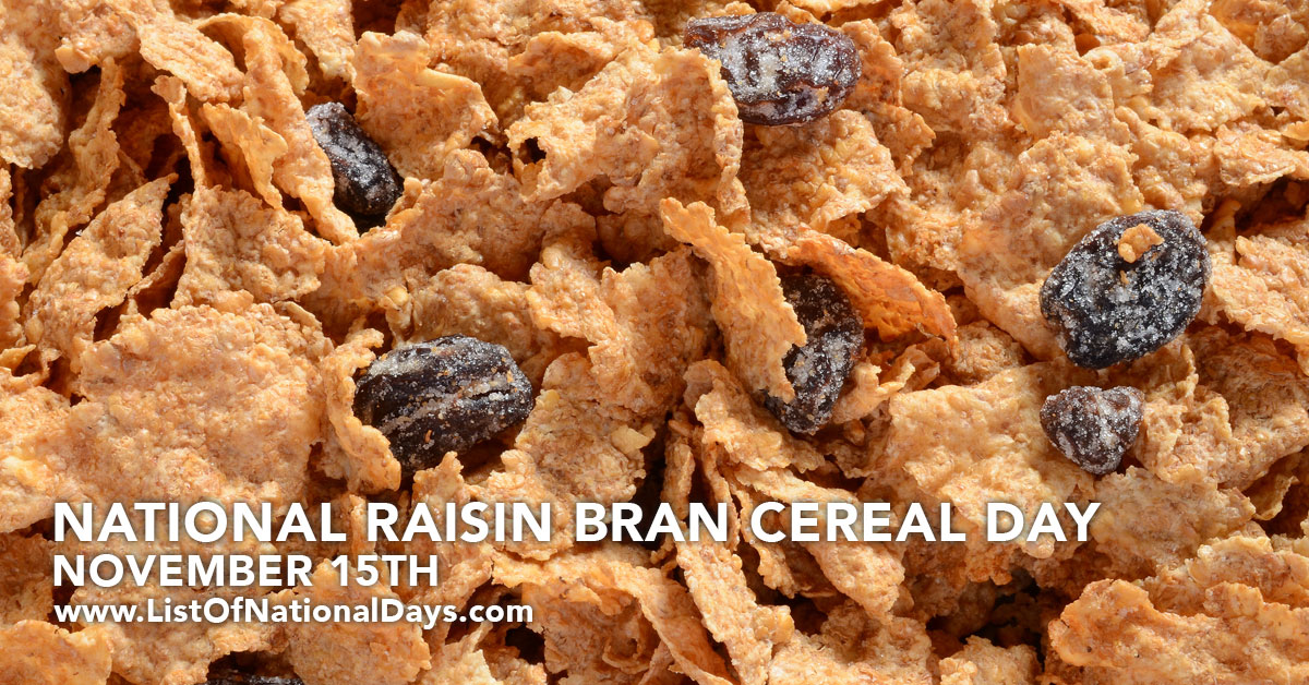 Title image for Raisin Bran Cereal Day