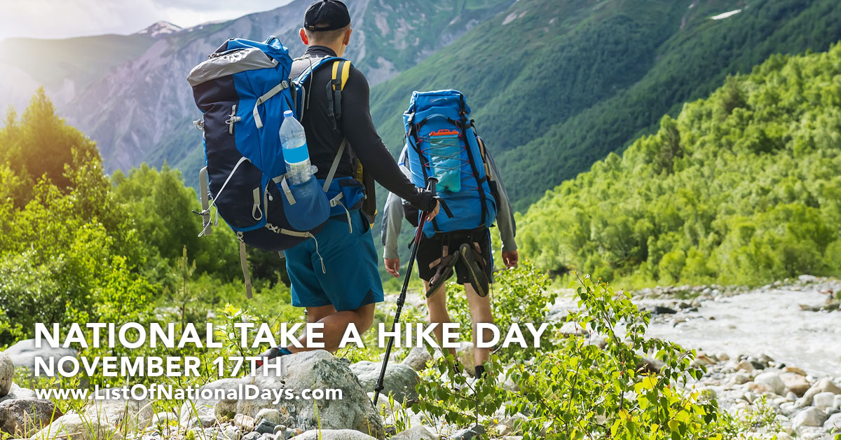 Title image for National Take A Hike Day