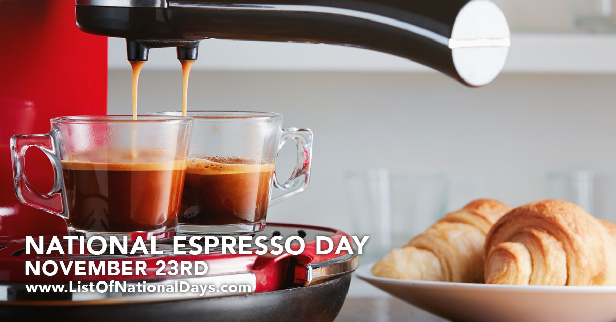 Title image for National Espresso Day