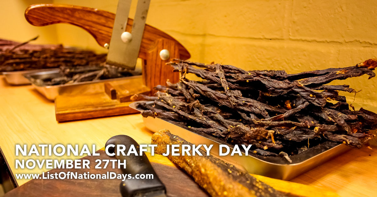 Title image for National Craft Jerky Day