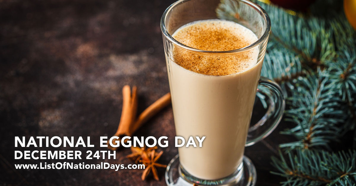 Title image for National Eggnog Day