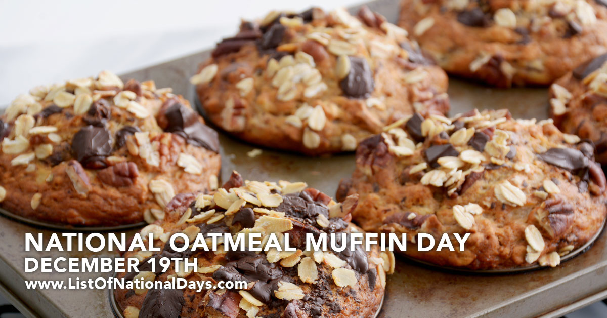 Title image for National Oatmeal Muffin Day
