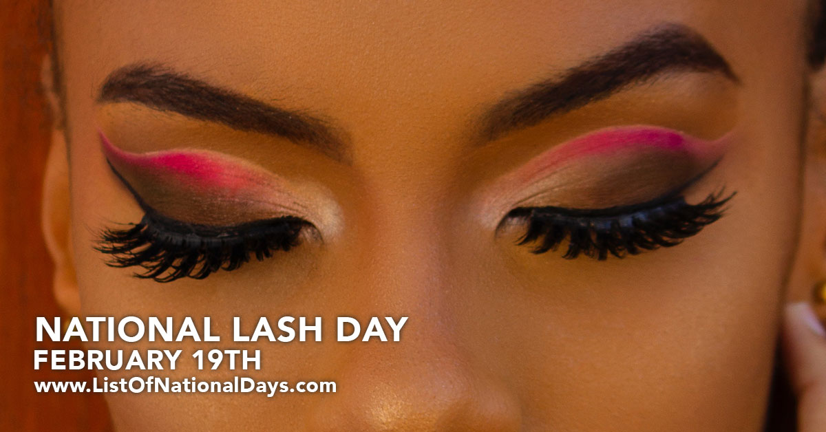 National Lash Day List of National Days