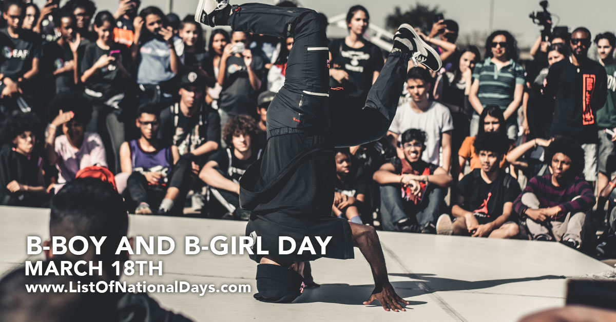 Title image for B-Boy And B-Girl Day