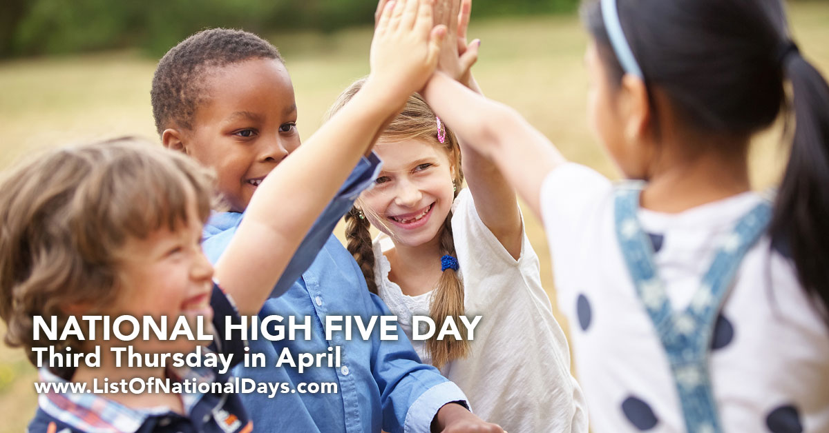 Title image for National High Five Day
