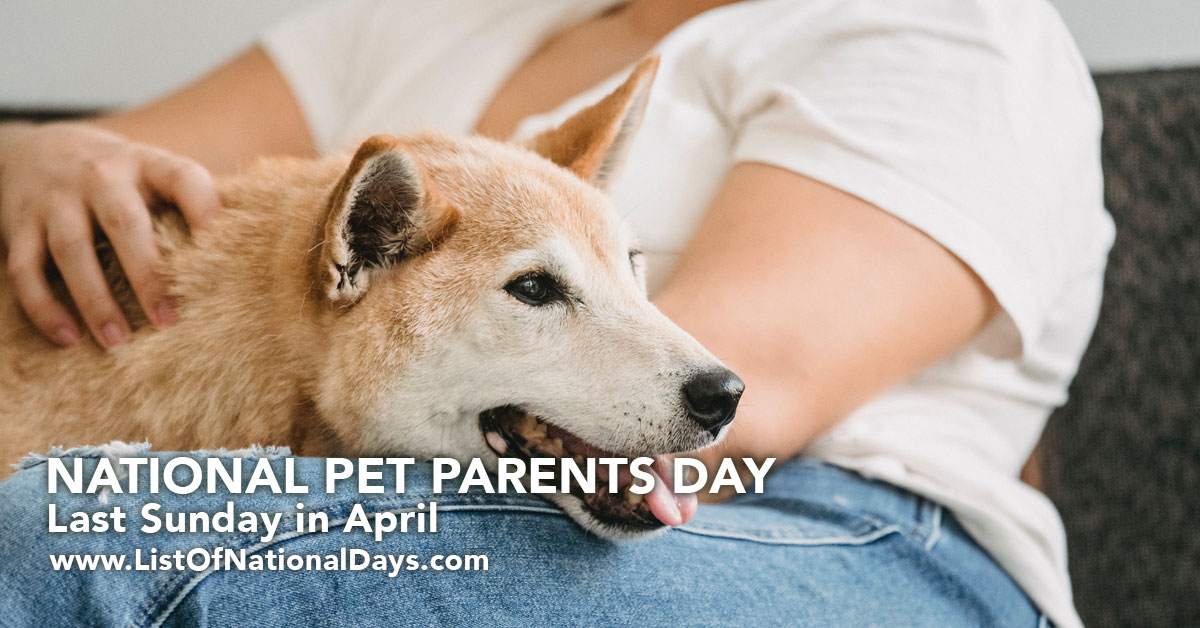 Title image for National Pet Parents Day