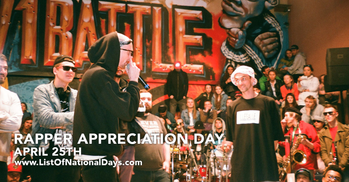 Title image for Rapper Appreciation Day
