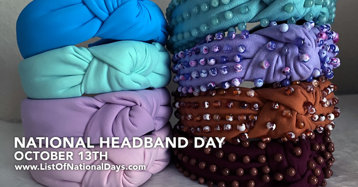 Title image for National Headband Day