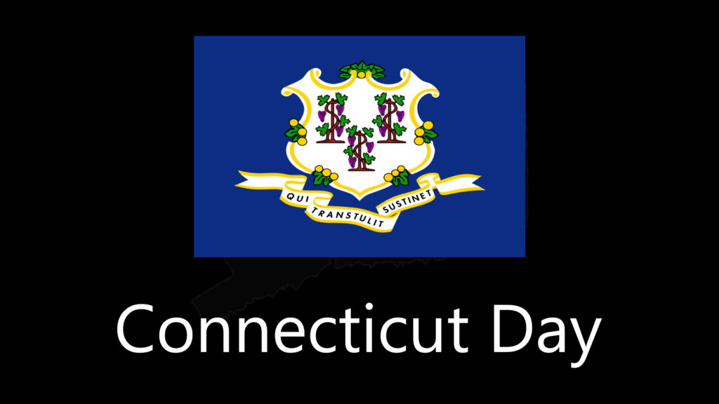 The state flag of Connecticut