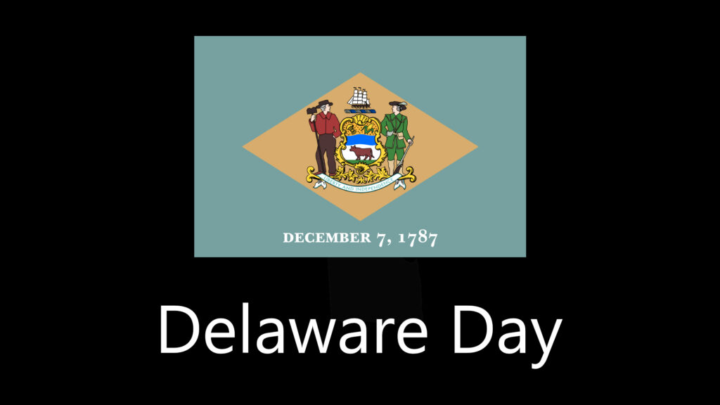 The state flag of Delaware