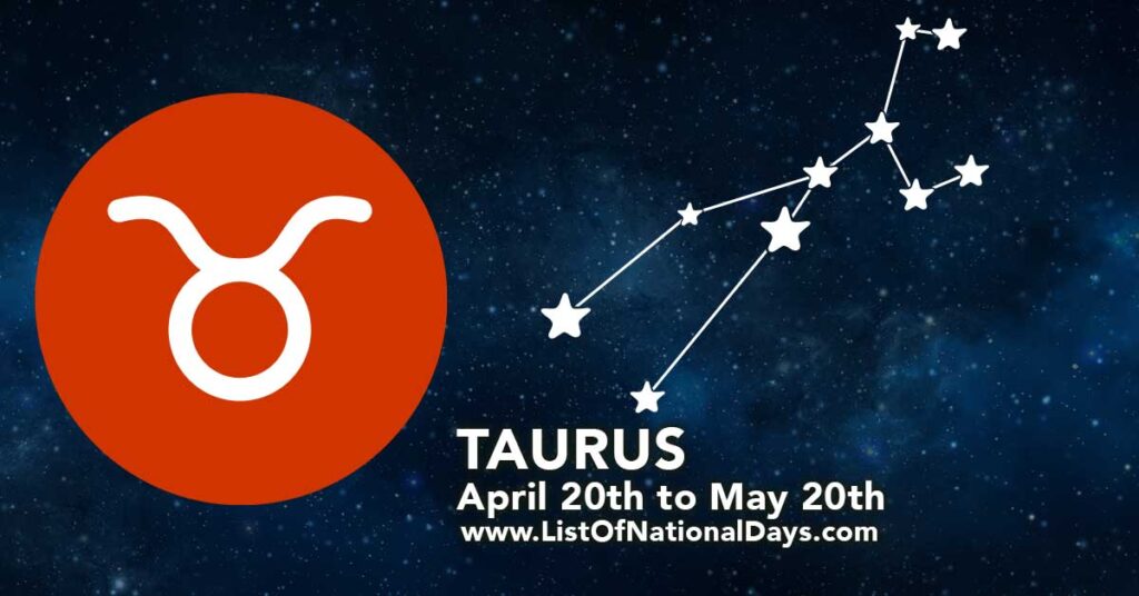 Horoscope zodiac sign of Taurus.