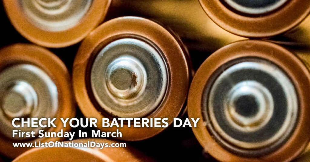 Title image for Check Your Batteries Day