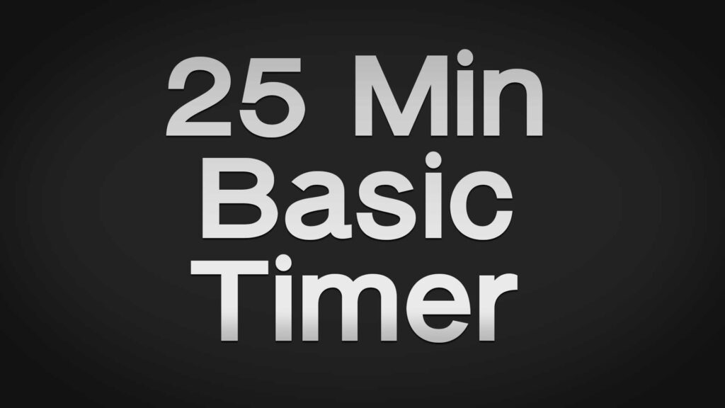 Title image for Basic 25 Min Timer With Alarm