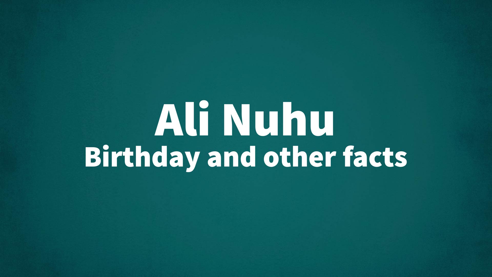 title image for Ali Nuhu birthday