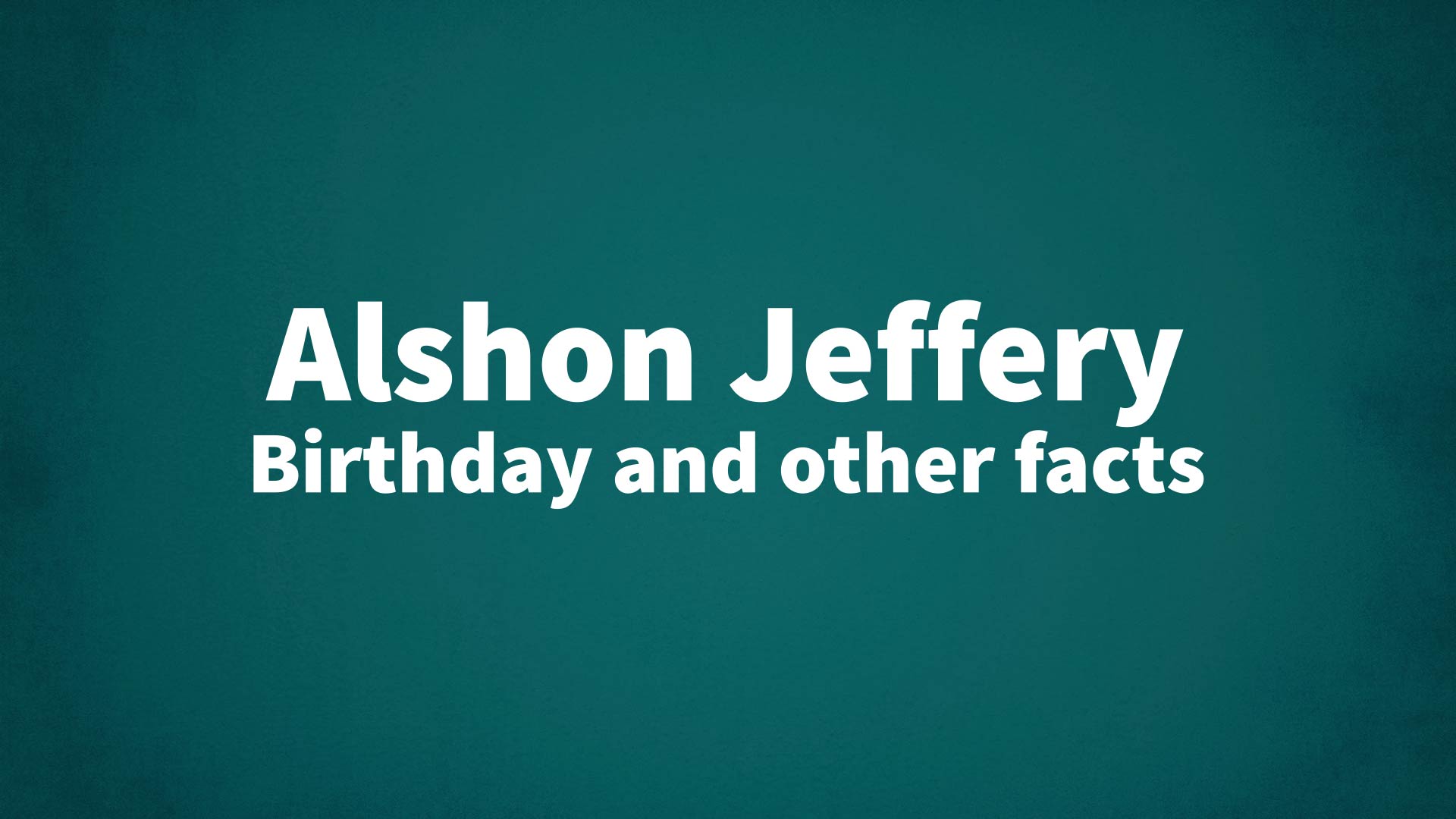 title image for Alshon Jeffery birthday