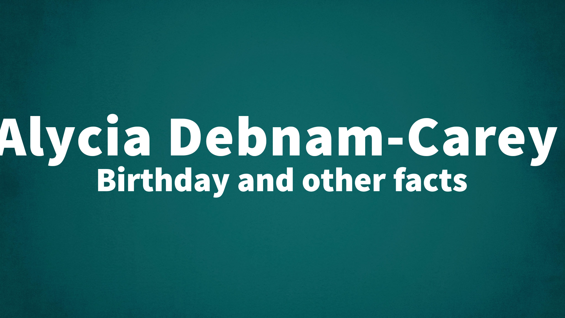 title image for Alycia Debnam-Carey birthday