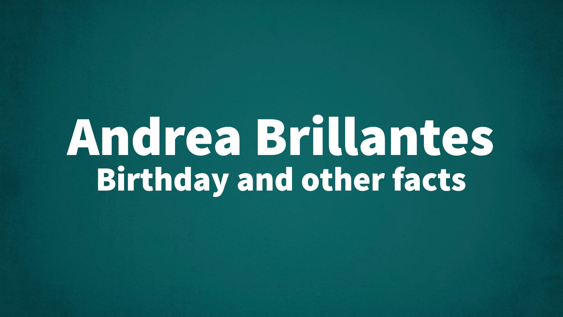 title image for Andrea Brillantes birthday