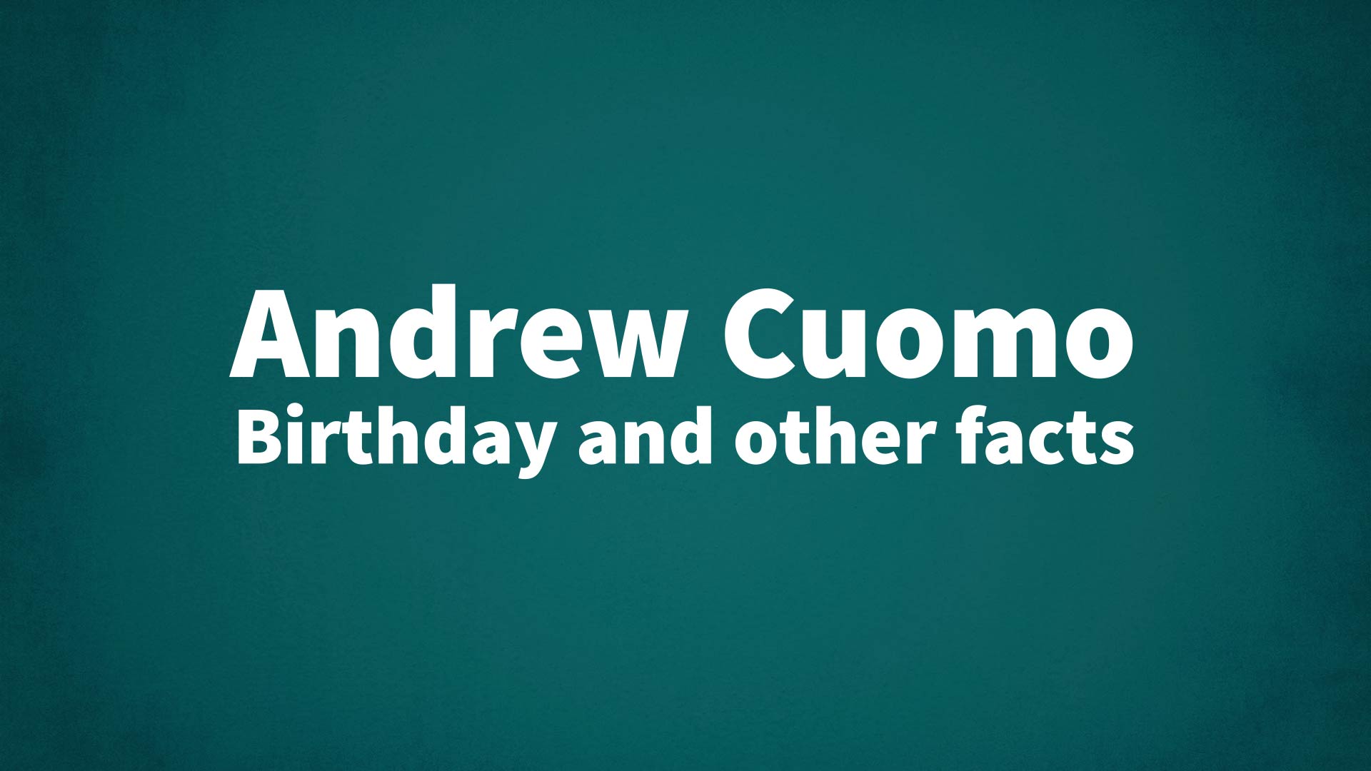 title image for Andrew Cuomo birthday