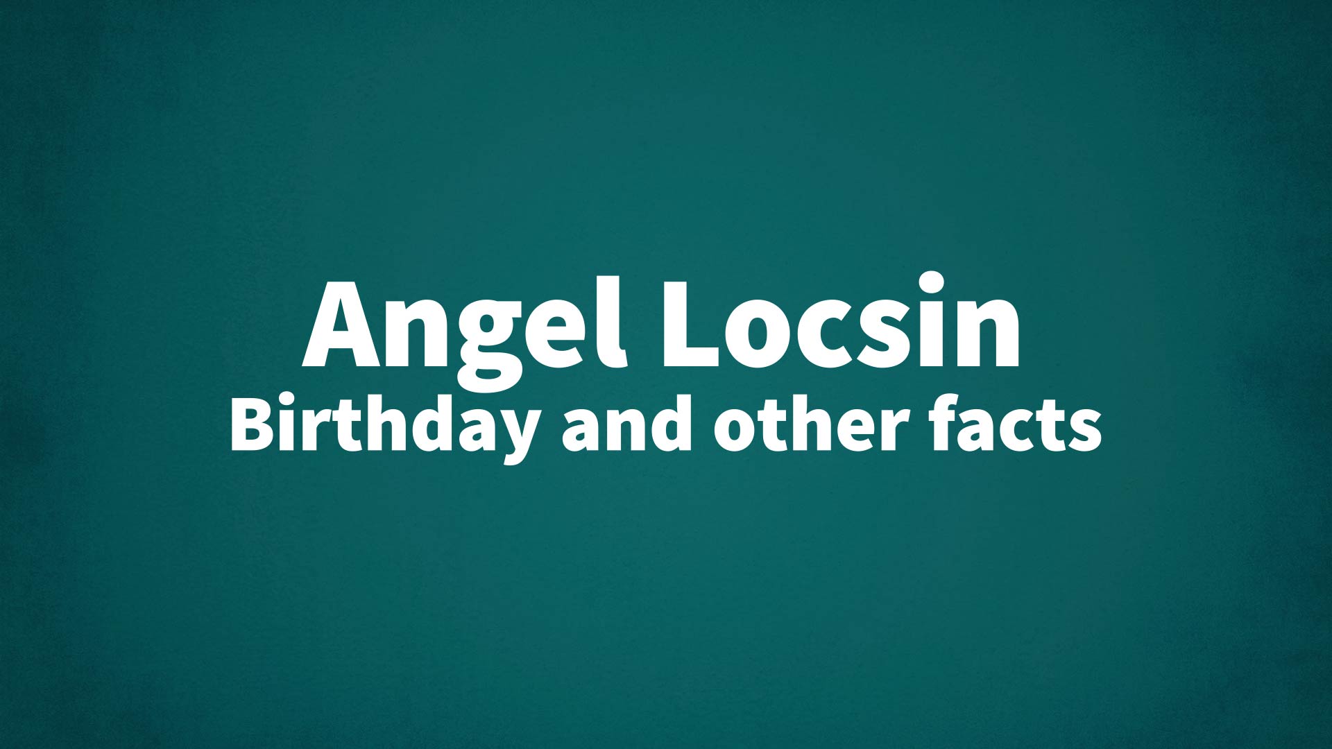 title image for Angel Locsin birthday