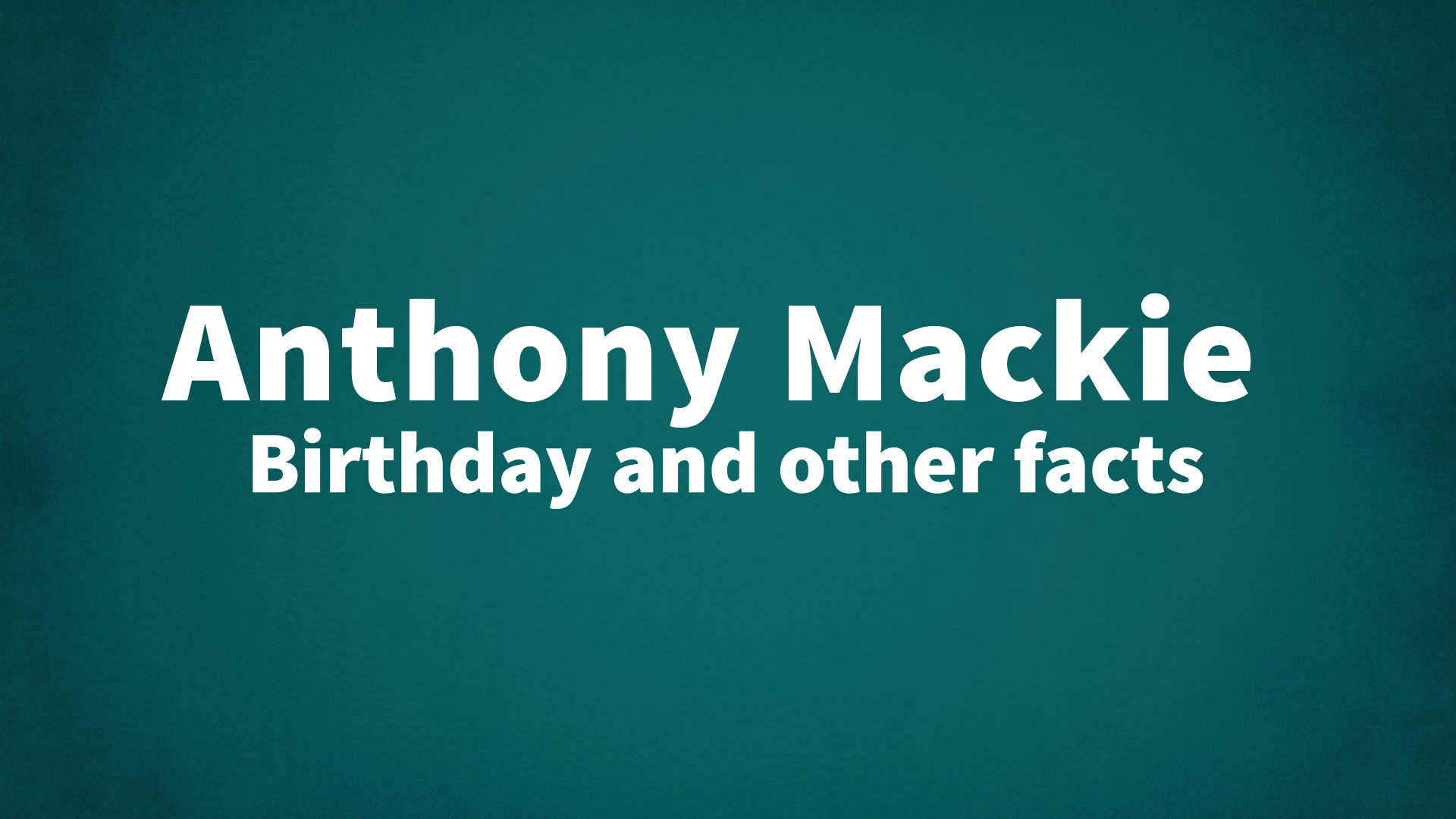 title image for Anthony Mackie birthday