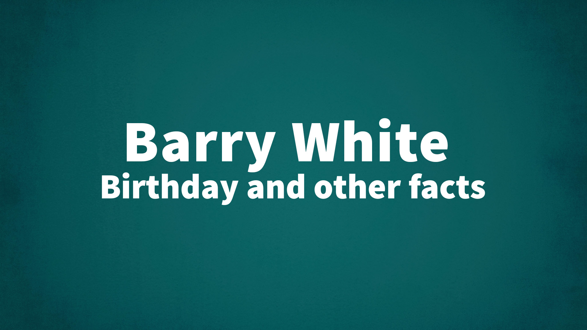 title image for Barry Gibb birthday