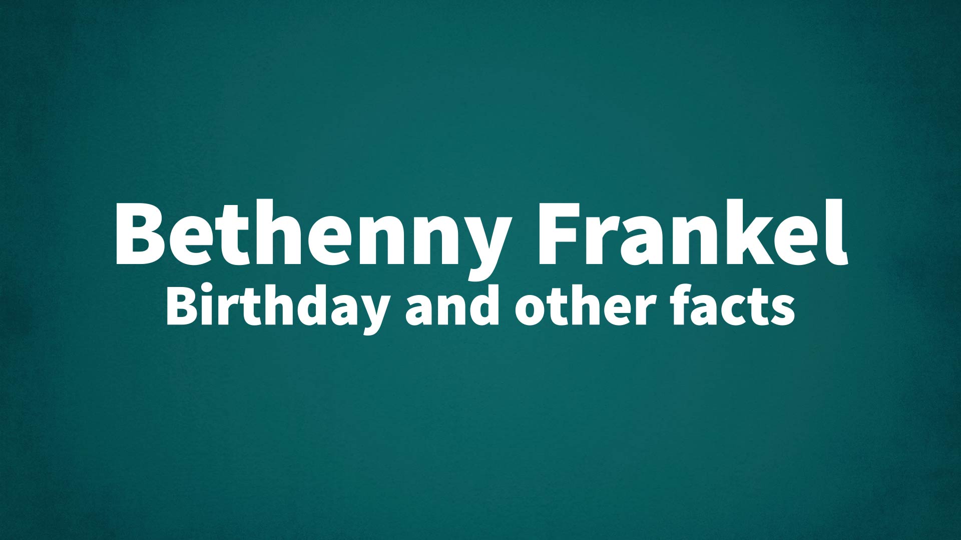 title image for Bethenny Frankel birthday