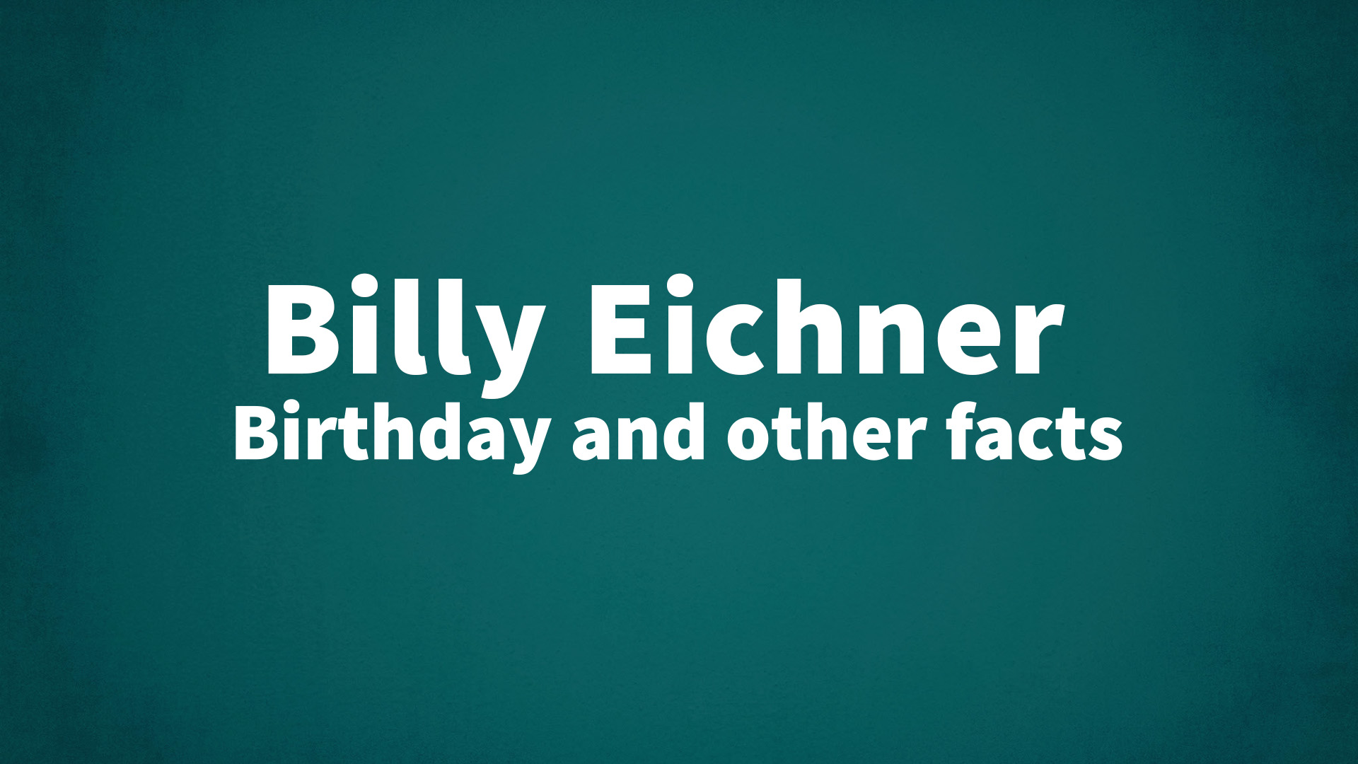 title image for Billy Eichner birthday