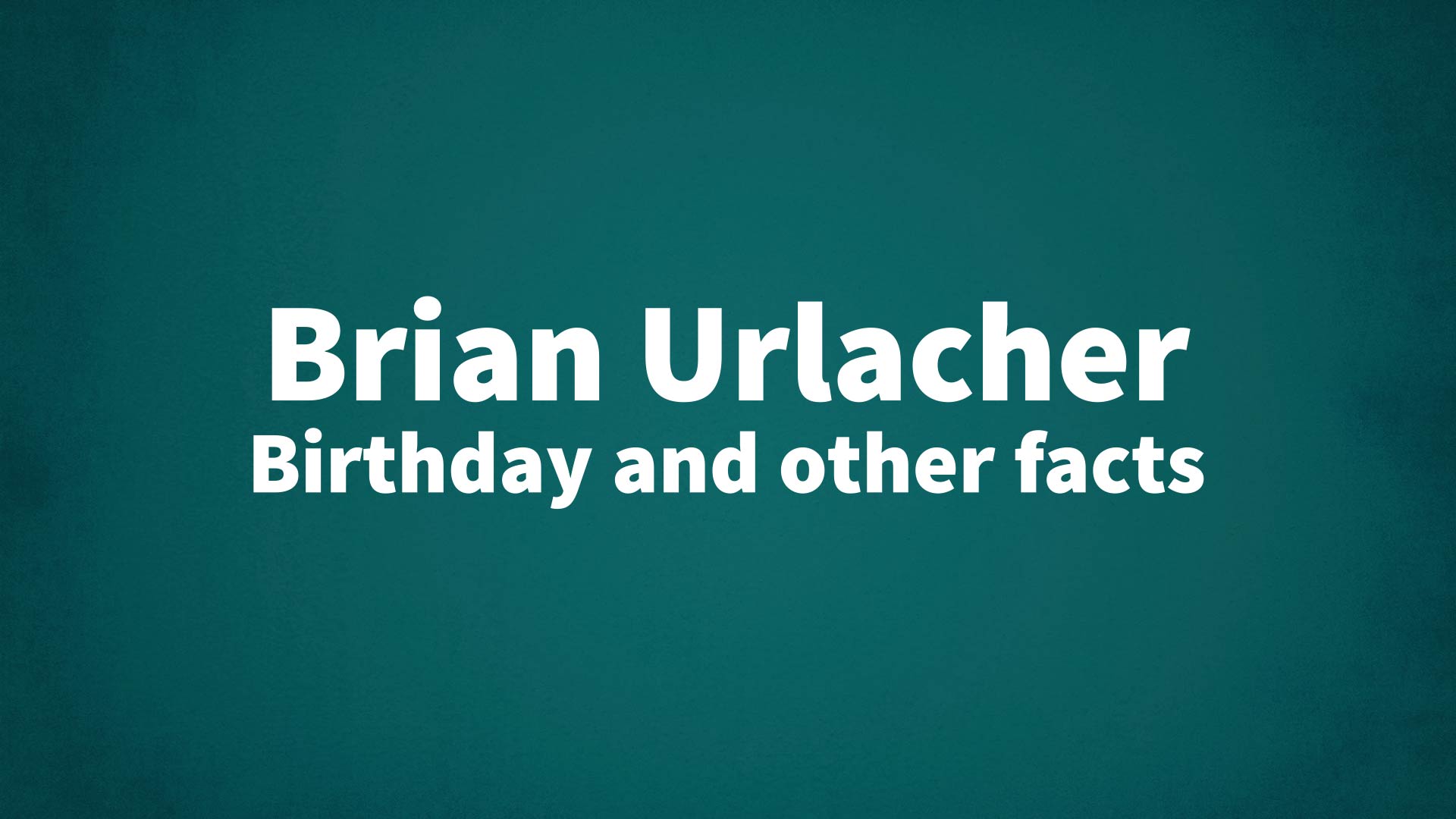 title image for Brian Urlacher birthday