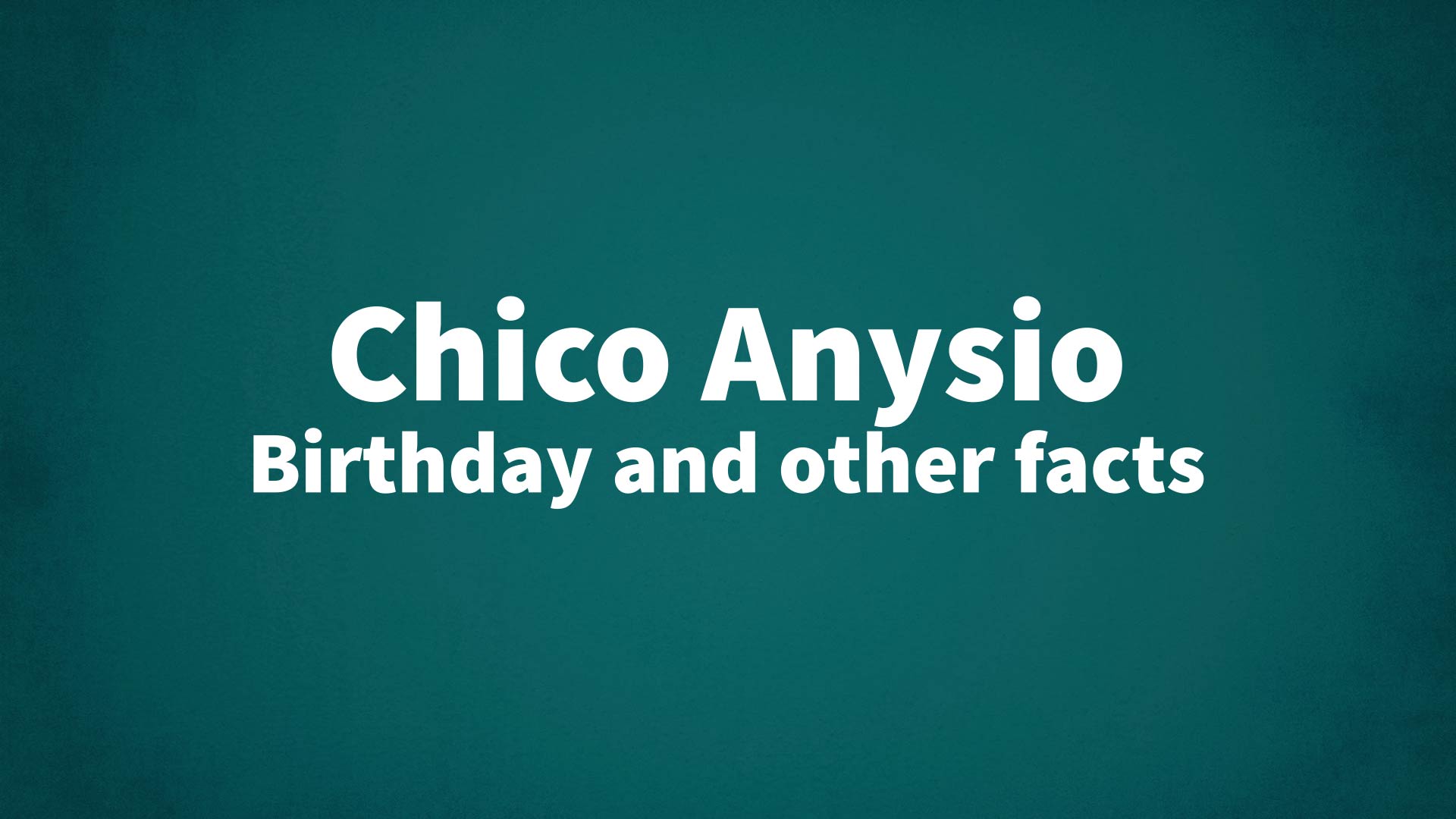 title image for Chico Anysio birthday
