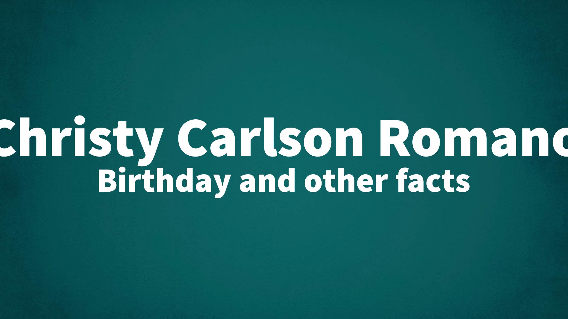 title image for Christy Carlson Romano birthday